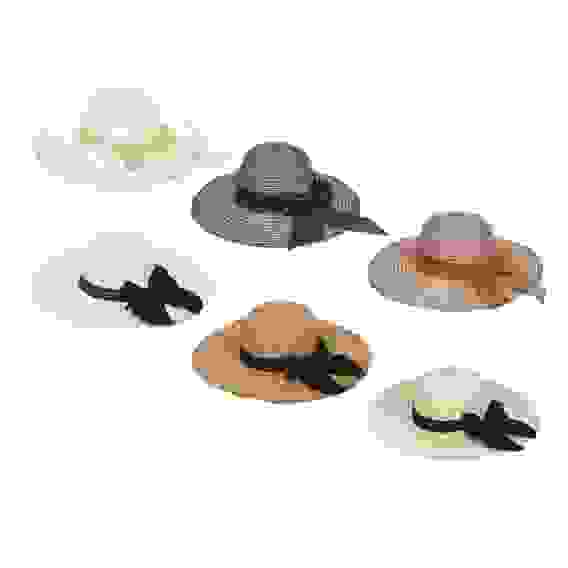 GALANTE Шляпа женская, р.56, 100% целлюлоза, 2 дизайна, ВЛ23-19