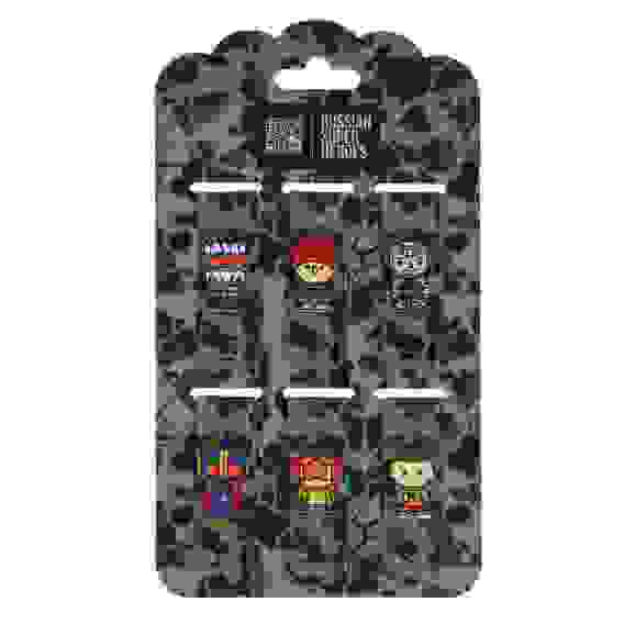 BY РУССКИЕ СУПЕРГЕРОИ Набор закладок магнитных, 6 шт., размер закладки 12x1,9см, уп 18,3Х10,3см