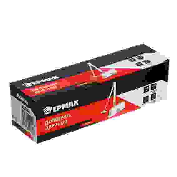 ЕРМАК Доводчик дверной для дверей массой 25-45 кг, размер 132*19, цвет белый