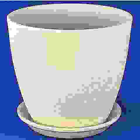 Горшок Винил 5,4л 21см бутон бежевый &quot;Сады Аурики&quot;