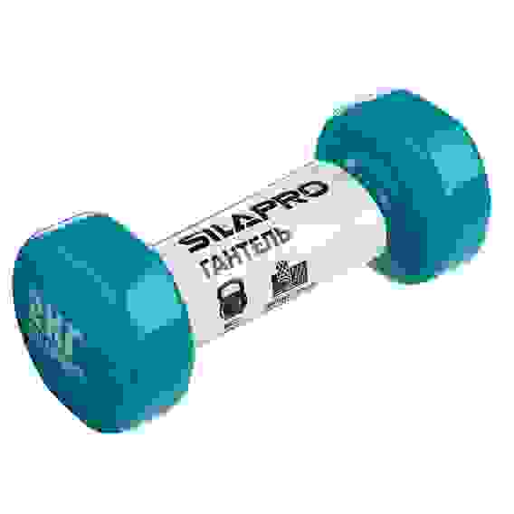 SILAPRO Гантель с виниловым покрытием 2кг (+-100гр), металл