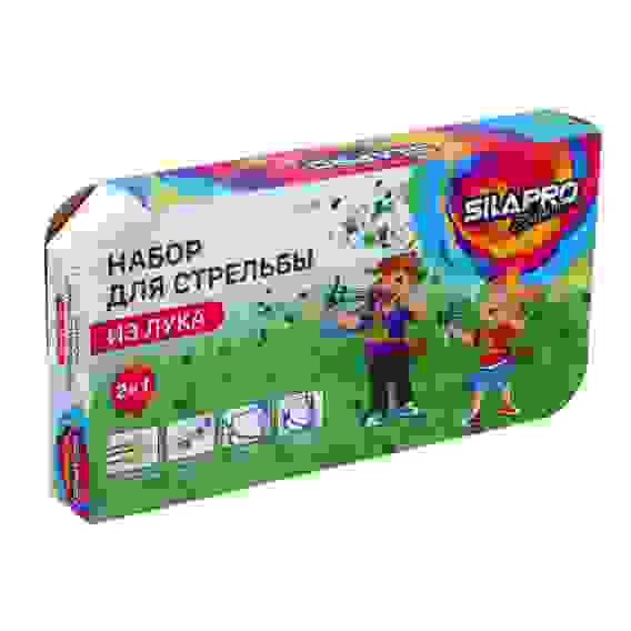 SILAPRO Набор лучника (лук-рогатка-1шт; стрела на присоске-3шт; стрела мягкая- 3шт) пластик