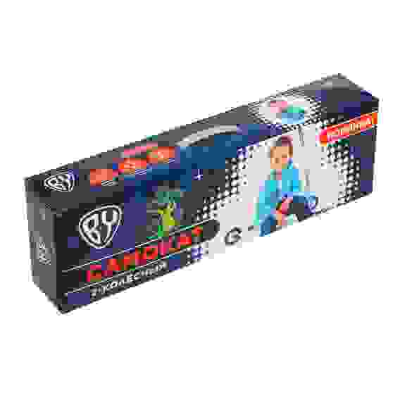 Акция! SILAPRO BY Самокат складной 2-х колес. (PVC d=90мм LED), алюминий, h75-79х60см, до 60кг