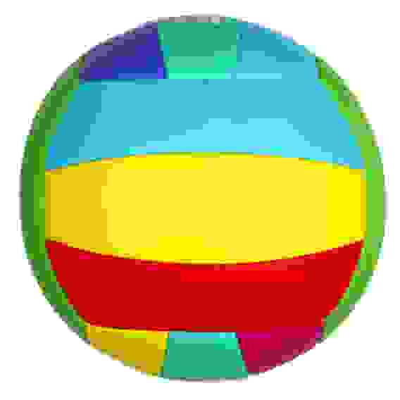 GALYGIN Мяч волейбольный, ПВХ 2,7мм, р.5, 22см, 260гр (+-10%), сшитый
