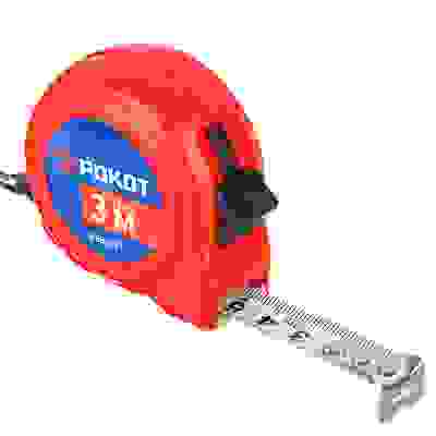 Рулетка, пластик, 3мх16мм РОКОТ