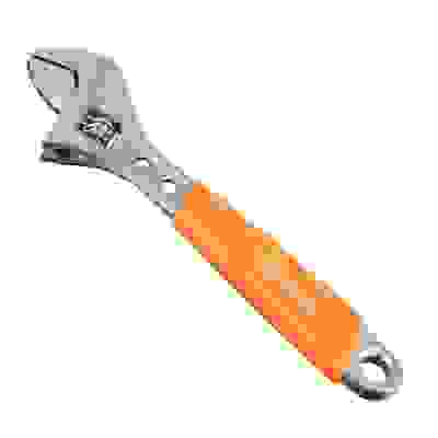 Ключ разводной 200мм с обрезиненной ручкой ЕРМАК