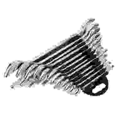 Набор ключей рожковых оцинк. в пластик. подвесе 12 пр., 6-24мм РОКОТ