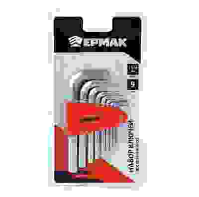 Набор ключей - шестигранников 1,5-10мм, 9шт. (011) ЕРМАК