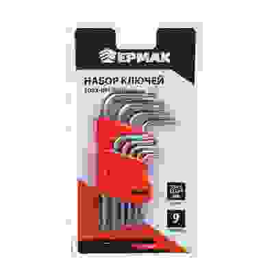 Набор ключей TORX-профиль 9пр. (50х3мм-125х9мм) ЕРМАК