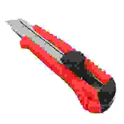 Нож универс. усиленный с сегментированным лезвием 18мм (круглый фиксатор) HEADMAN