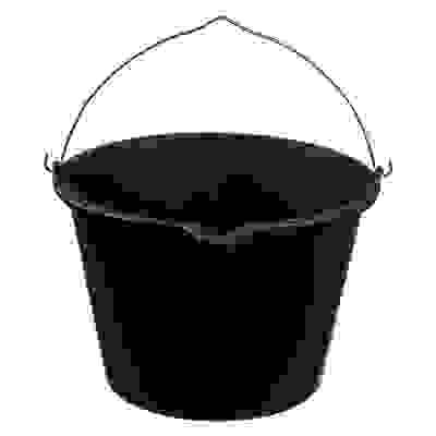 Контейнер, ведро строительное круглое 20 литров, полипропилен (премиум)