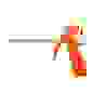 Пистолет для монтажной пены, облегченный пластиковый корпус HEADMAN