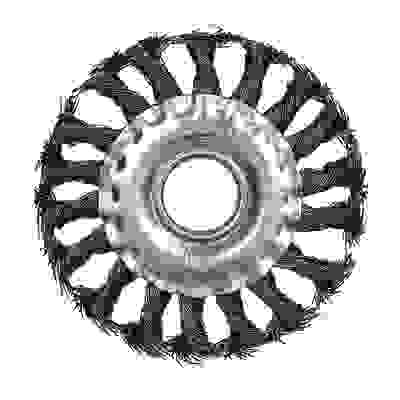 Щетка металл. для УШМ 100мм/22мм, крученая, дисковая РОКОТ