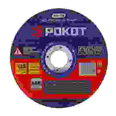 Диск отрезной по металлу 125х1,6х22мм РОКОТ