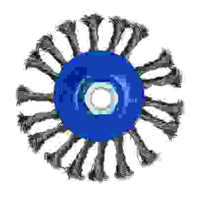 Щетка металл. для УШМ, диаметр 115мм/М14, крученая (тарелка) РОКОТ
