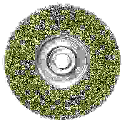 Щетка металл. для УШМ 175мм/22мм, плоская ЕРМАК