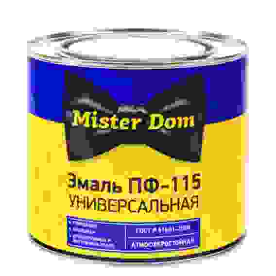 Эмаль MISTER DOM ПФ-115 0.8кг желтая