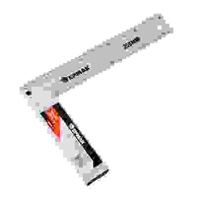 Угольник столярный алюминиевый 250мм ЕРМАК