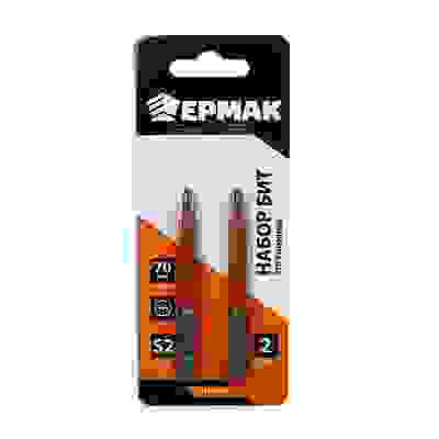 Биты для шуруповерта ТОРСИОН PH2х70 мм, ПРОФИ СЕРИЯ ЕРМАК