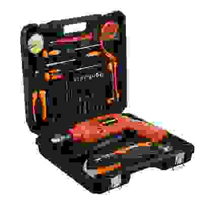 Набор инструментов \"Профи\" Дрель Ударная 710 Вт,набор в кейсе 68 предметов для ремонта/отделки ЕРМАК