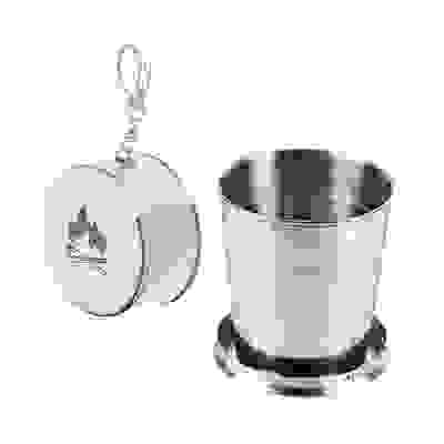 Стакан походный складной &quot;Турист&quot;, нерж.сталь, 200мл РУССО ТУРИСТО