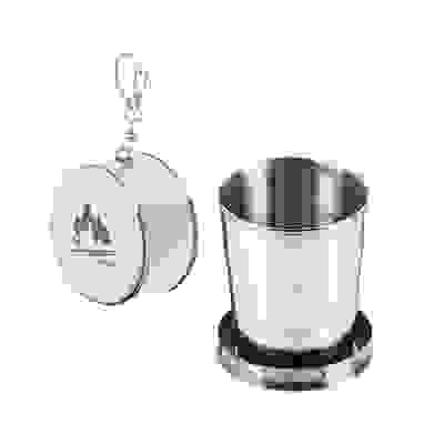 Стакан походный складной &quot;Турист&quot;, нерж.сталь, 100мл РУССО ТУРИСТО