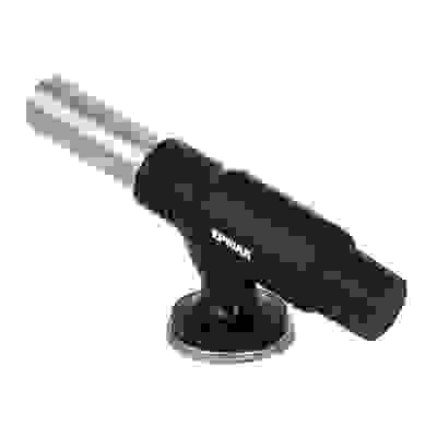 Горелка газ. с пьезорозжигом, цанговый захват, широкое cопло; 16х4,5х6,4см ЕРМАК