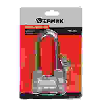 Замок навесной &quot;Алюминий&quot; 60мм с длинной дужкой ЕРМАК