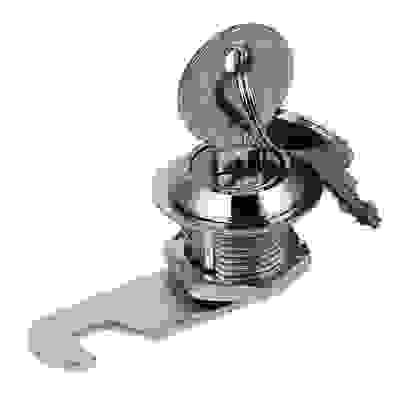 Замок почтовый, длина резьбы 16мм, 2 ключа в комплекте, металл ЕРМАК