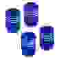 Набор заглушек ниппеля 4шт. алюминиевый, универсальный, синий NG