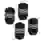 Набор заглушек ниппеля 4шт. алюминиевый, универсальный, черный NG