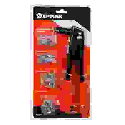 Заклёпочник с набором заклёпок 225 мм. 2,4мм*20шт/ 3,2*20шт / 4,0*10шт/ 4,8*10шт ЕРМАК