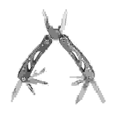 Инструмент многофункц., 11 функций, 9 насадок на отвертку+адаптер, 16.5см, аллюм., нерж.,сталь ЕРМАК