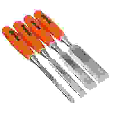 Набор стамесок 4пр пластиковая ручка ЕРМАК