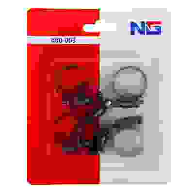 Хомут червячный 16-25мм 6 шт NG