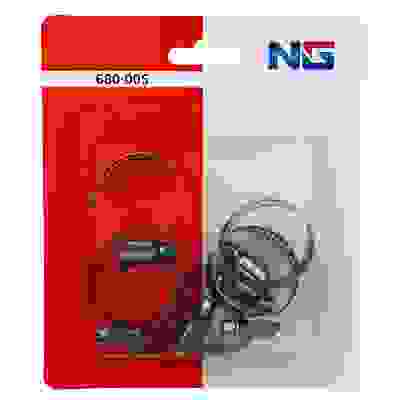 Хомут червячный 21-38мм 6 шт NG