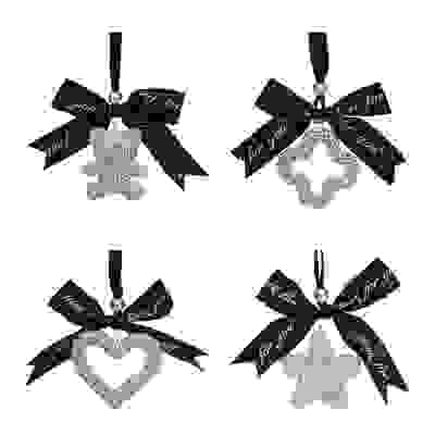 Подвеска на зеркало заднего вида, бант и стразы NG