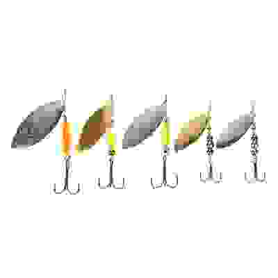 Блесна вращающаяся "Ивовый лист", № 2,3,4, 5 видов AZOR FISHING