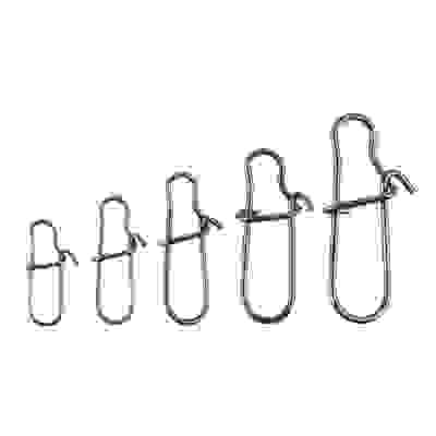 Набор карабинов-застежек, 10шт, №00, №0, №1, №2, №3 AZOR FISHING