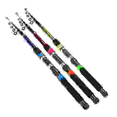 Спиннинг &quot;Найт&quot;, телескоп., файбергласс, 2,4м, тест 30-60гр, 3 цвета AZOR FISHING