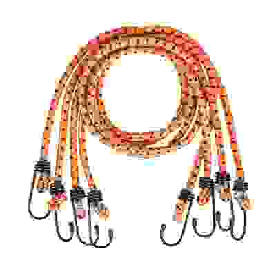 Стяжка груза 4шт, 0,8м, 8мм, &quot;паук&quot; металлические крюки NG