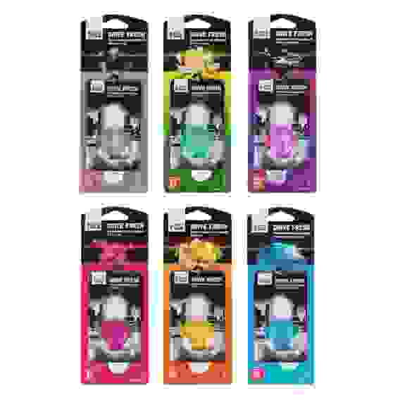 Ароматизатор воздуха мембрана Drive Fresh, бабл гам,океан,цитрус,новая машина,бриз,лед NEW GALAXY