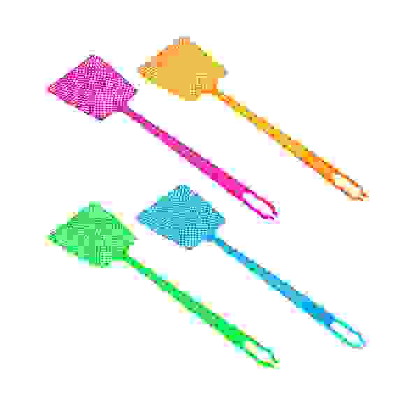 Мухобойка 52.5см, пластик, 4 цвета INBLOOM