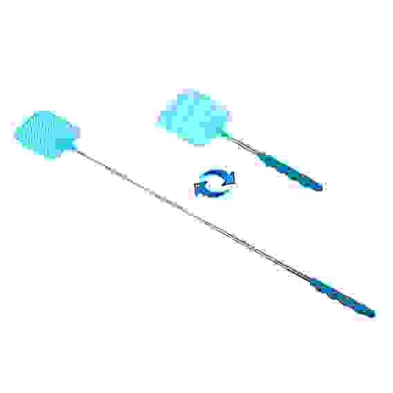 Мухобойка телескопическая, 26-74см, пластик, металл, 4 цвета INBLOOM