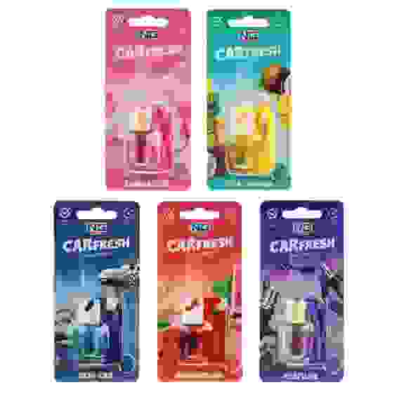 Ароматизатор подвесной Carfresh,бабл гам, арбуз,пина колада,новая машина, парфюм NEW GALAXY