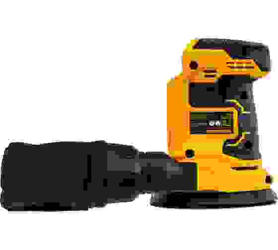 Шлифмашина эксцентриковая акк. Denzel COS-125-0 125мм 18В Li-Ion, без акк и з/у