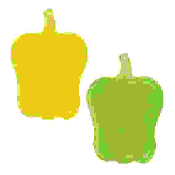 Доска разделочная, фигурная, &quot;Перчик&quot;, 2 цвета, 37x26x0,3см, полипропилен VETTA