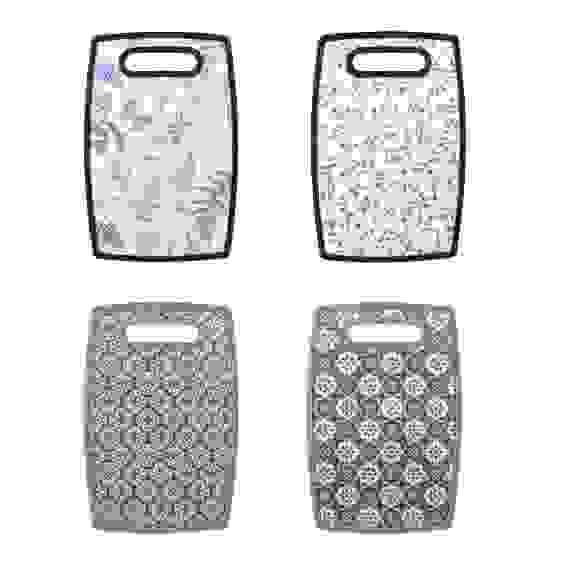 Доска разделочная &quot;Узоры&quot;, 30x20х1,2см, полипропилен, 4 дизайна VETTA