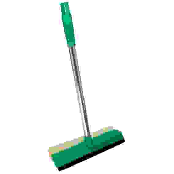 Окномойка со стальной ручкой 25см, зеленая, арт.KFC002 VETTA