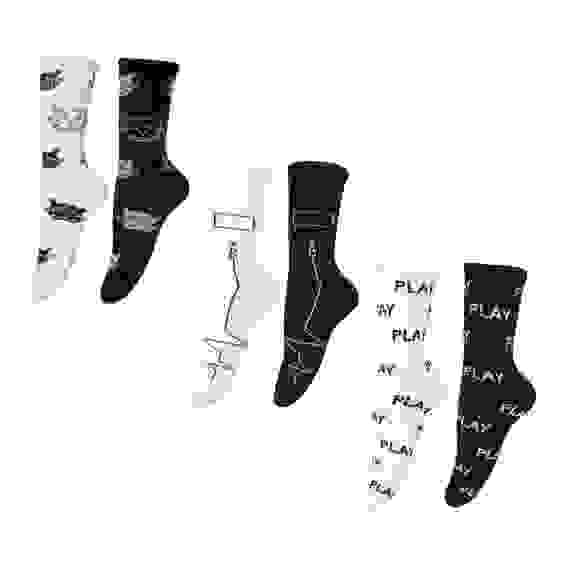 Носки женские, р.23-25, 85% хлопок, 10% полиэстер, 5% спандекс, 3 диз, НВ22-24 GALANTE